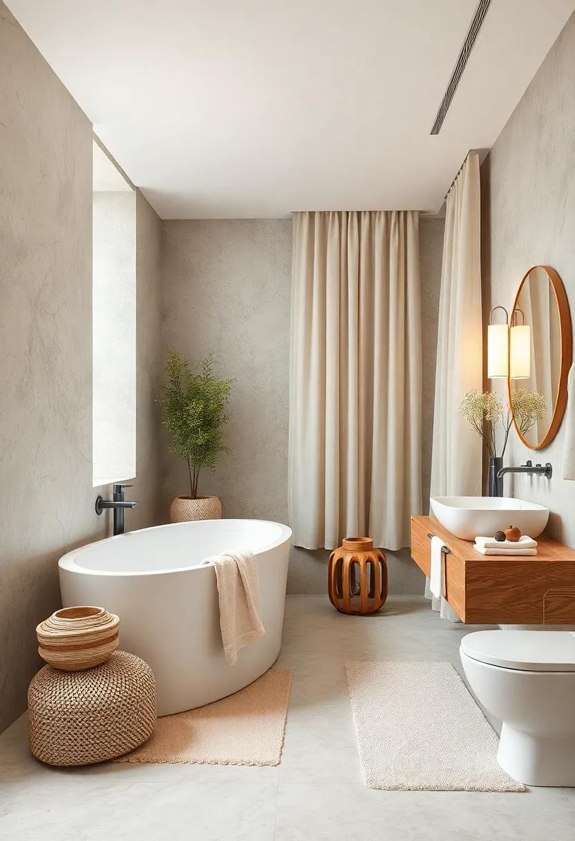 Creamy‍ Textiles: Choose plush towels, ⁣bath mats, and curtains ⁤in cream to​ invite comfort and cohesion ⁤into the ​space