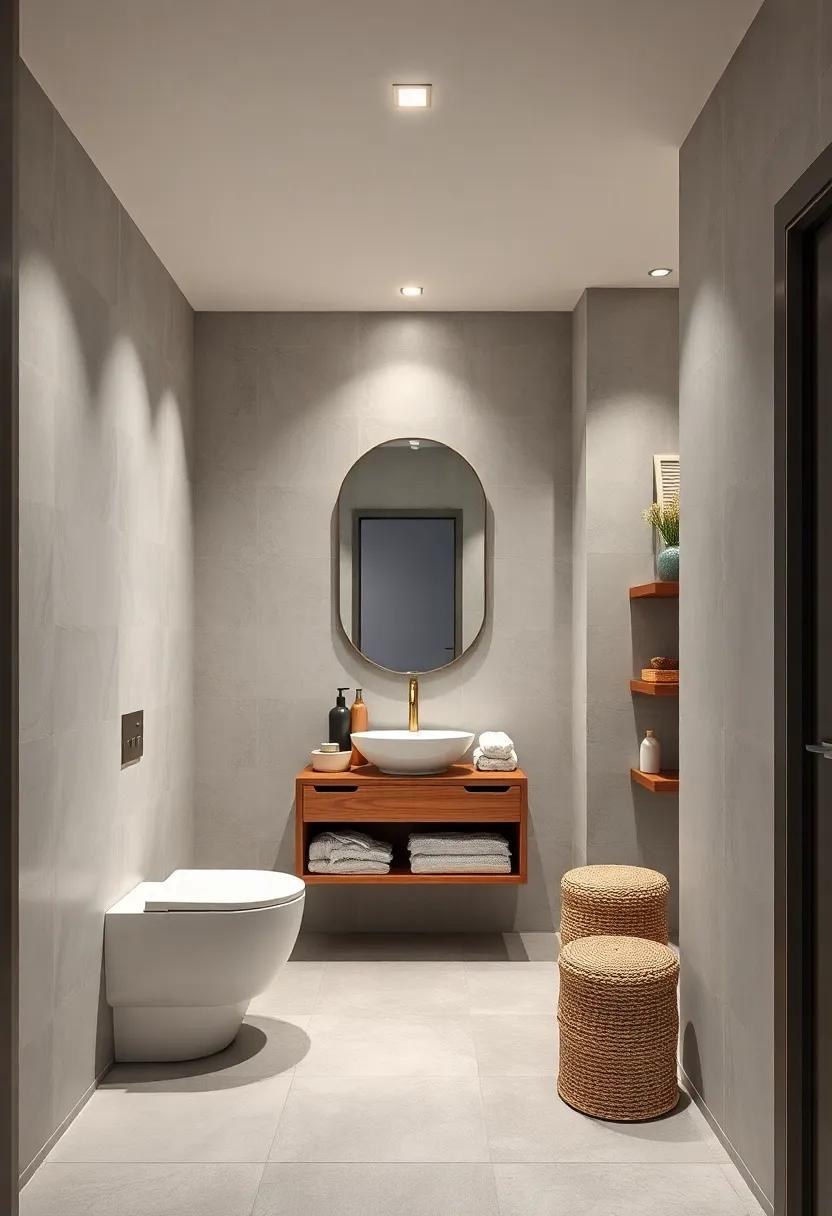 Natural‍ Wood Accents: ‍Incorporate a⁤ wooden vanity or shelving for ⁢warmth,‍ balancing the sleekness of other materials