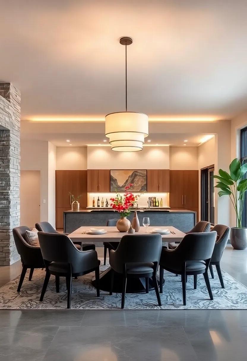 Layered Lighting: Master the art of layered‍ lighting to create a warm and inviting ⁤atmosphere, combining ambient, task, and accent lights skillfully throughout your dining space