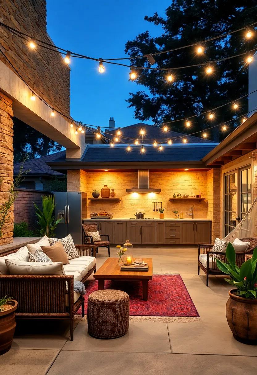 Captivating Outdoor Gatherings with decorative String Lights