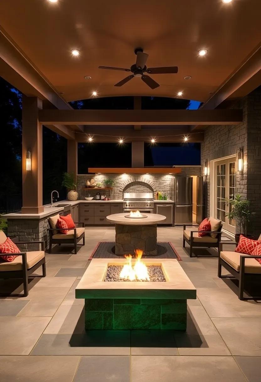 Creating ⁣an Inviting Nighttime Atmosphere‌ with Fire ‍Pit Lighting
