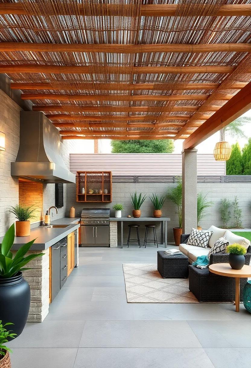 Beachy feel: embrace⁣ a⁣ coastal theme with ⁢a pergola made of bamboo,bringing the relaxed ‌vibe ⁣of the beach ​right to ⁢your ⁢backyard