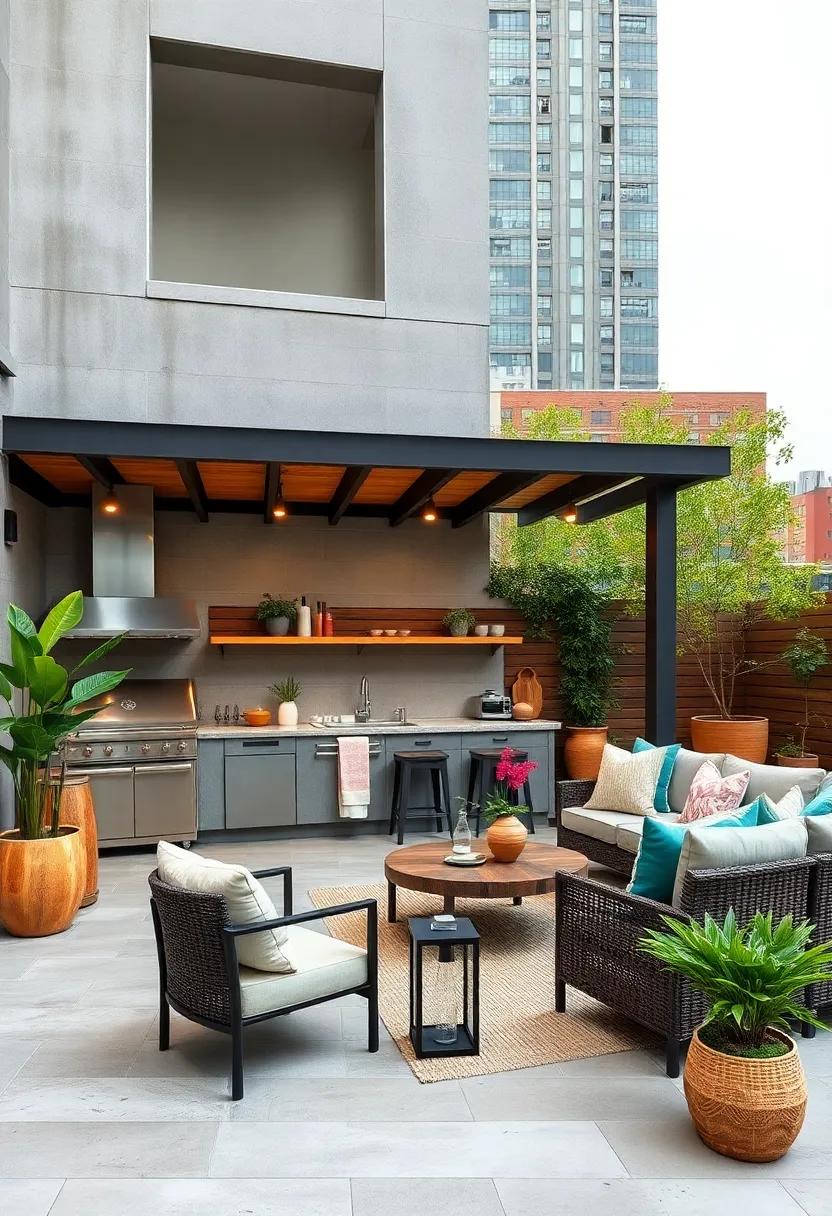 Urban ‌Escape: In a ‌city backyard,⁢ a ‌sleek⁤ metal pergola⁢ can​ create an ​urban retreat, perfect ​for enjoying the outdoors‌ amid a bustling environment