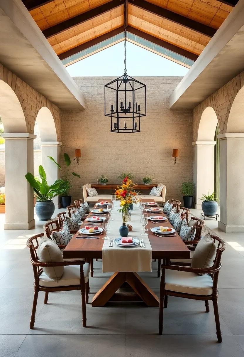 Family-Style Dining: Opt for⁢ a long table ‍where meals can be ​served family-style, encouraging sharing ⁤and connection among diners