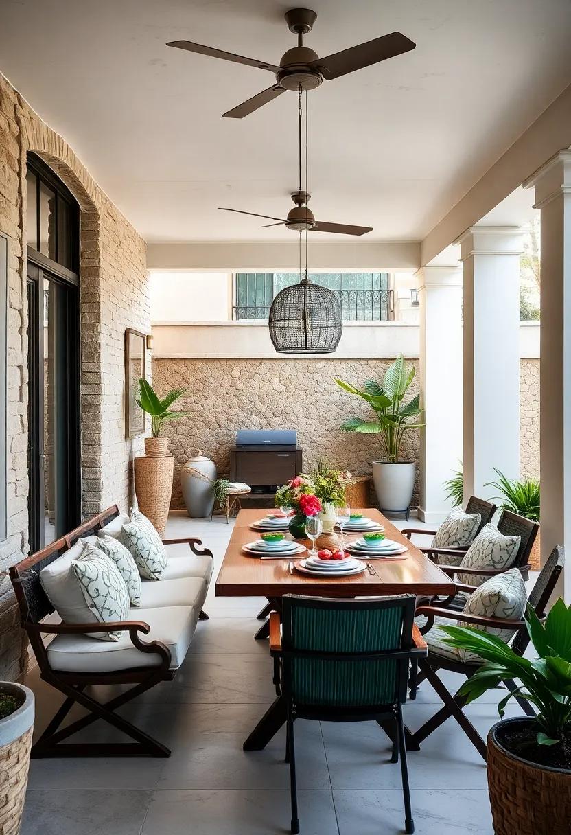 Famously​ Compact: ‍Utilize ⁢folding or stackable furniture to maximize space⁣ and flexibility, accommodating ⁤both intimate dinners and ​larger gatherings with ease