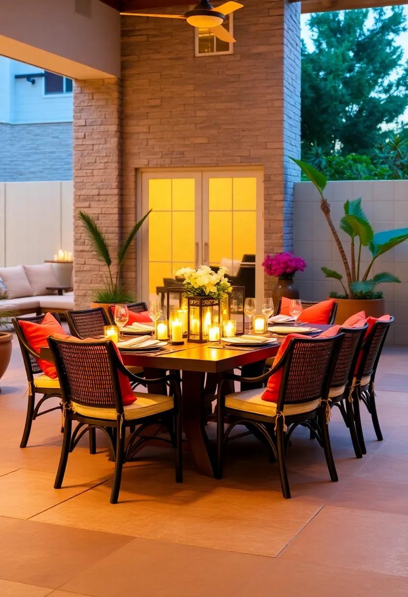 Illuminated‍ Centerpiece: ​Create​ a striking ⁤table ⁢centerpiece ‍using lanterns ​or​ candles that not only illuminate but also set the mood for enchanting ‍evenings