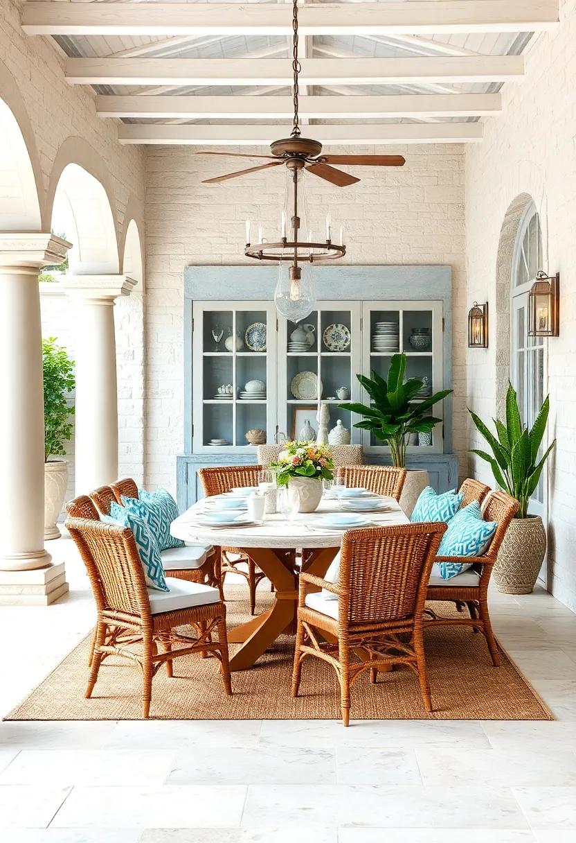 Seashell ‍and Beach Theme: Curate a nautical⁣ dining‍ space‍ adorned ⁣with seashell decor and soft blues and‍ whites, ⁤perfect for summer gatherings