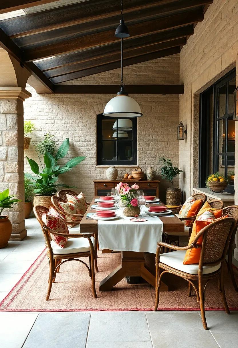Vintage Charm: Scour local flea​ markets ⁢for⁣ unique vintage tableware and furniture, ⁤adding character ‌and history to your outdoor dining ‍setup