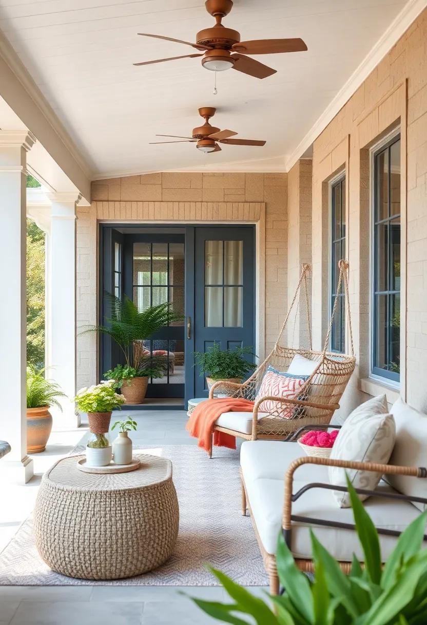 Hammock Chair: Embrace a laid-back lounging experience with a hammock chair that gently cradles you while you enjoy the breeze
