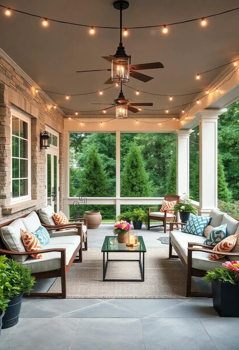 String Lights: Finish off your transformation with enchanting string lights that create a whimsical atmosphere, making every evening special