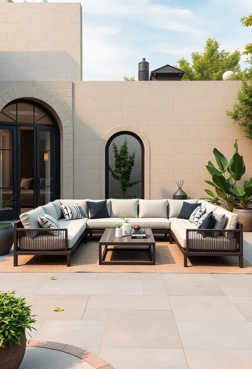 Bring ​a‍ touch of elegance to your ​outdoor space with the Bellezza modular​ Sectional, boasting classic design elements and luxurious comfort