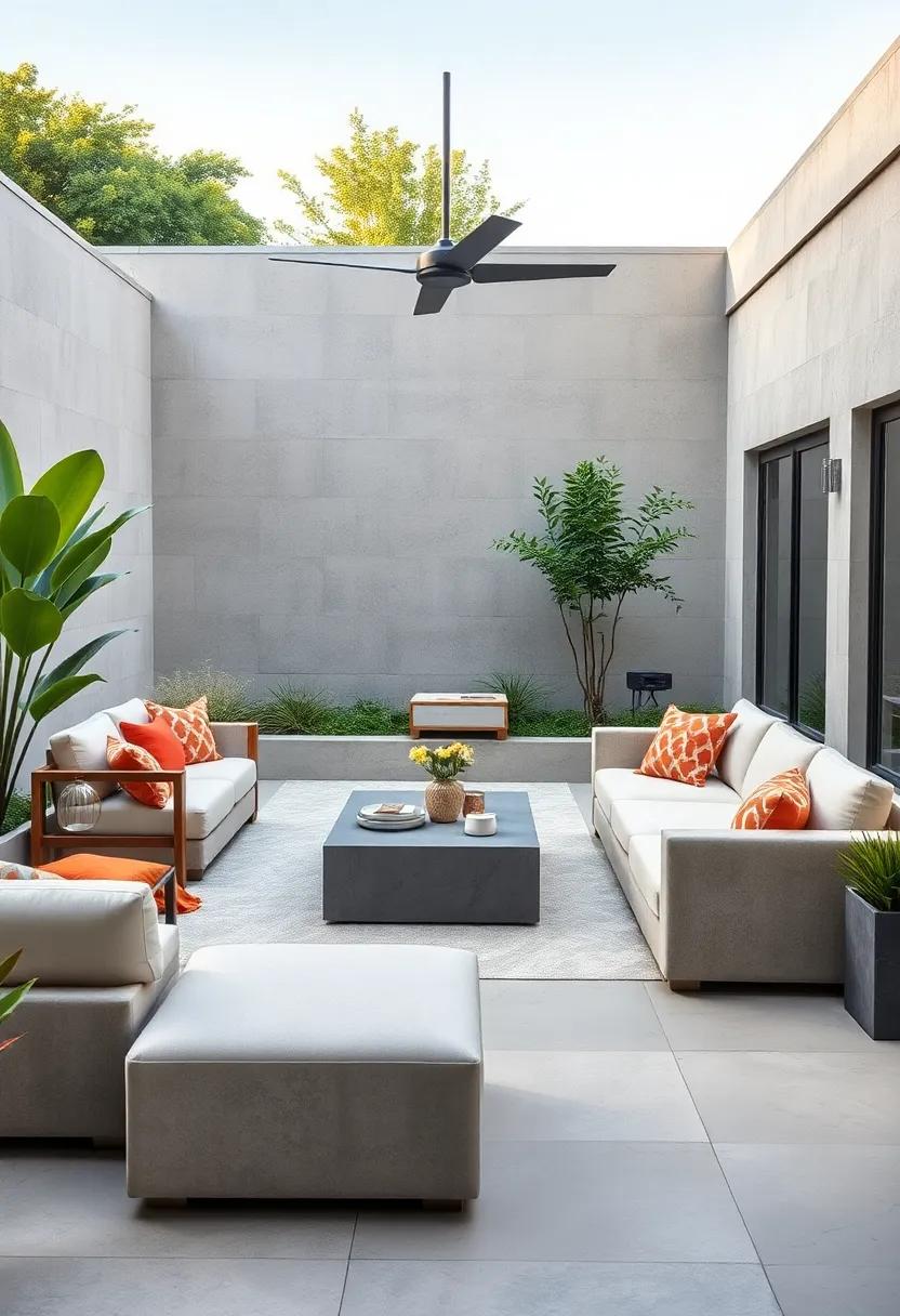 Capture⁣ a modern aesthetic⁣ with the Concrete ⁢Modular Lounge, featuring clean lines and a⁤ striking contrast⁣ of materials for an urban vibe