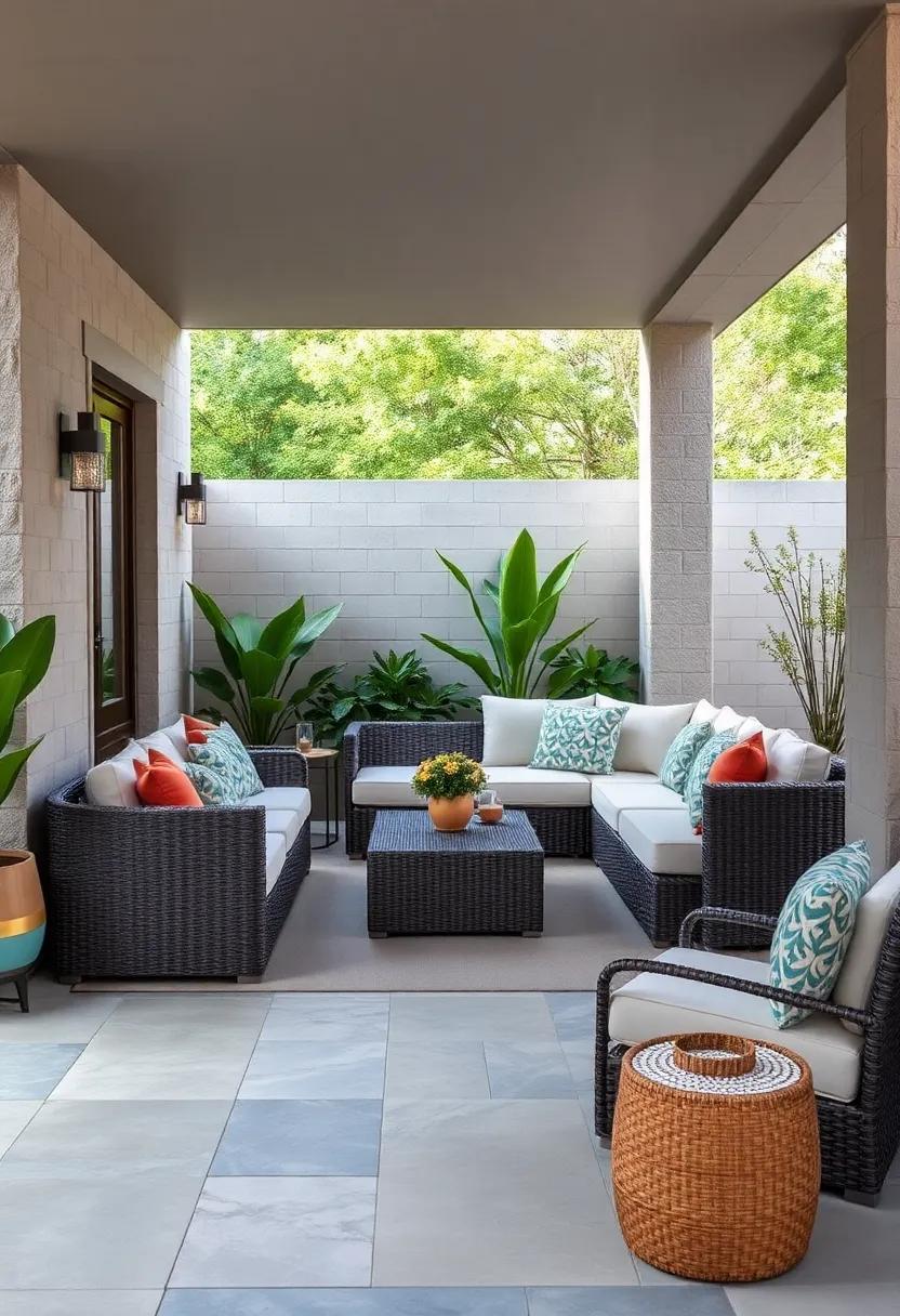 Create a cozy corner ⁤with the Oasis ‌Modular Lounge, featuring deep seats ‌and weather-resistant‍ wicker that ⁣seamlessly⁢ blends ​into any​ garden‍ setting