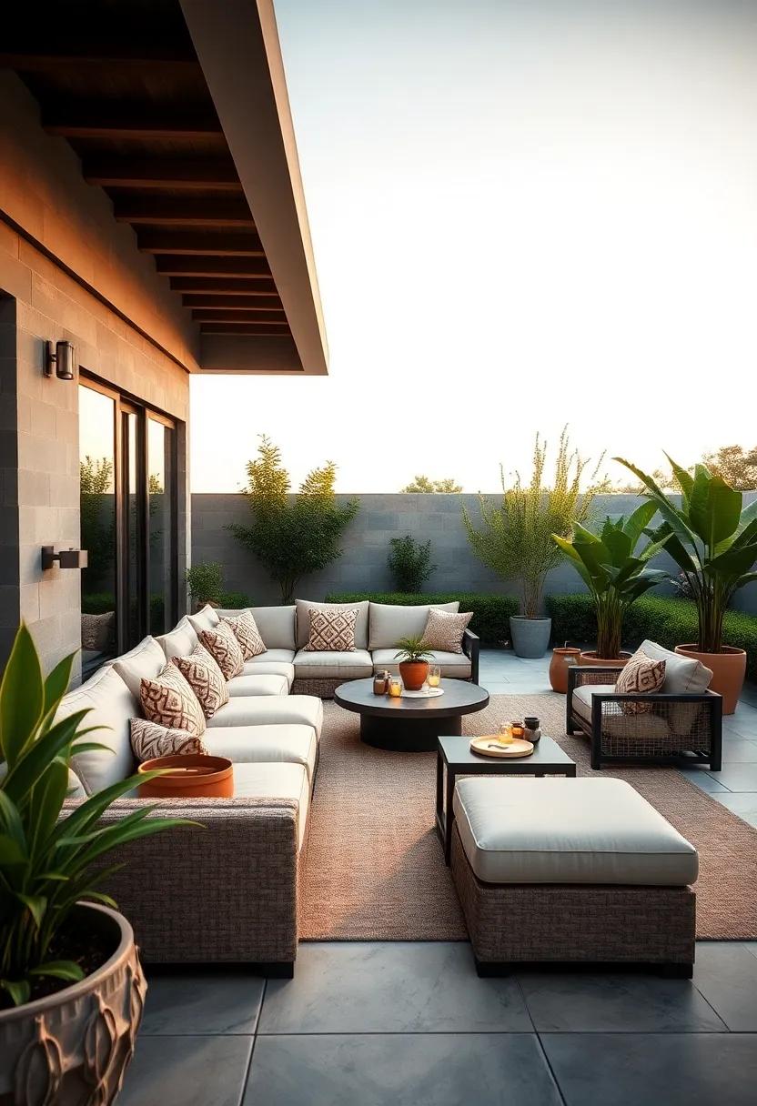 Unwind in tranquility ‍with the Zen Modular Lounge Set, designed for maximum ‌comfort and⁣ featuring earthy tones that harmonize with nature