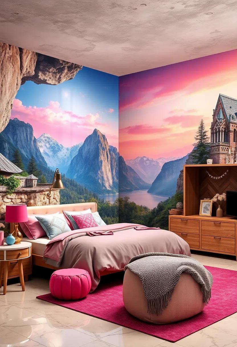 Stunning Murals to Turn Walls⁣ into Dreamy Landscapes