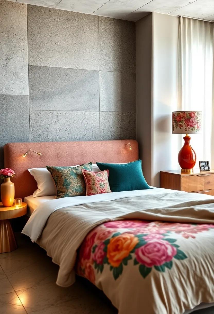 Accent your bedside‌ tables with⁣ floral lampshades that reflect ⁢your vibrant style and​ enhance the overall‍ aesthetic
