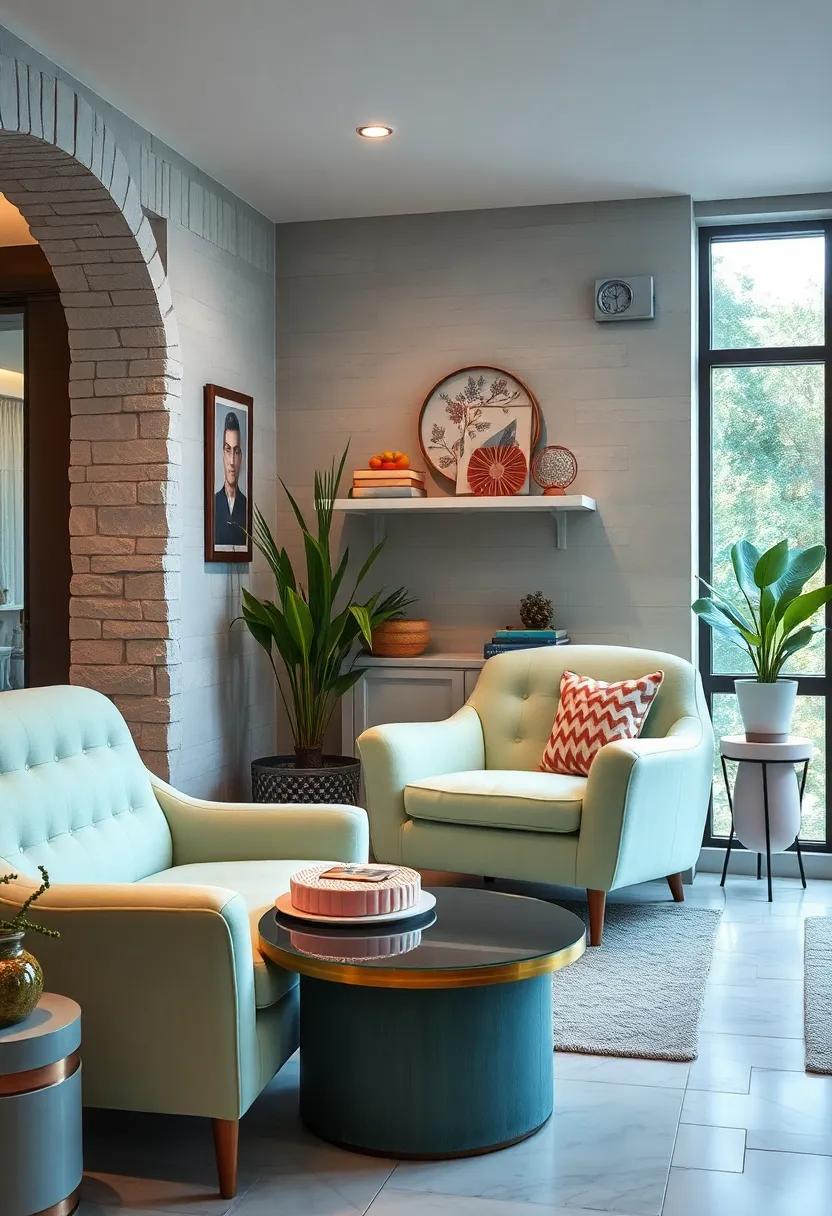 Embrace a pastel-colored accent⁢ chair to create a cozy reading nook that ‍blends vintage charm with ​modern flair
