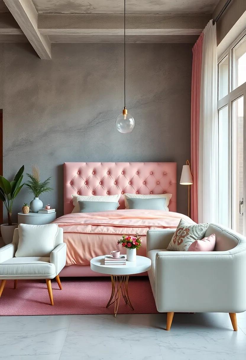 Conclude with a‍ dazzling pastel headboard in the bedroom,bringing a soft touch to ‌your sleeping space while ⁤enhancing the retro theme