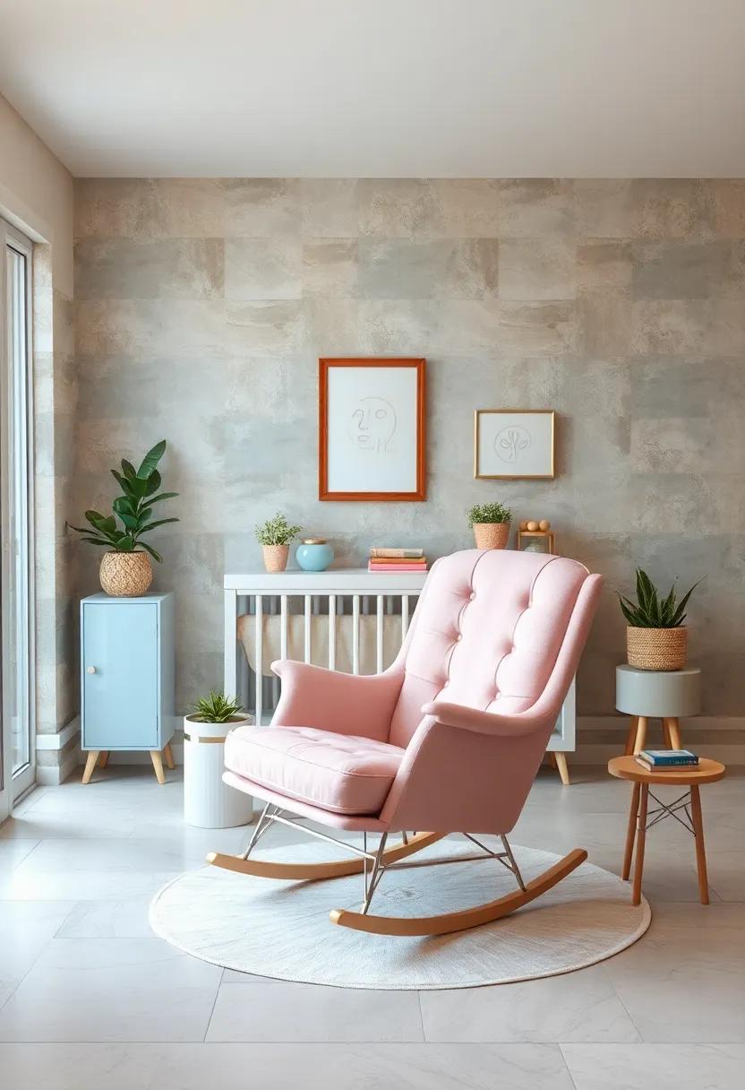 Introduce pastel ⁤nightstands beside your bed, merging practicality with retro aesthetics for‍ a dreamy bedroom setup
