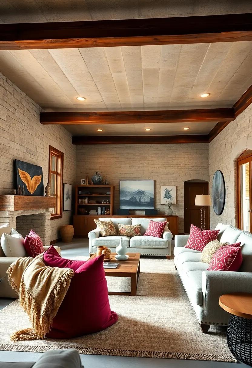 Add Cozy Throws and Pillows: Use a variety​ of⁢ throw blankets and decorative pillows in different ⁣textures to invite ⁣relaxation and comfort