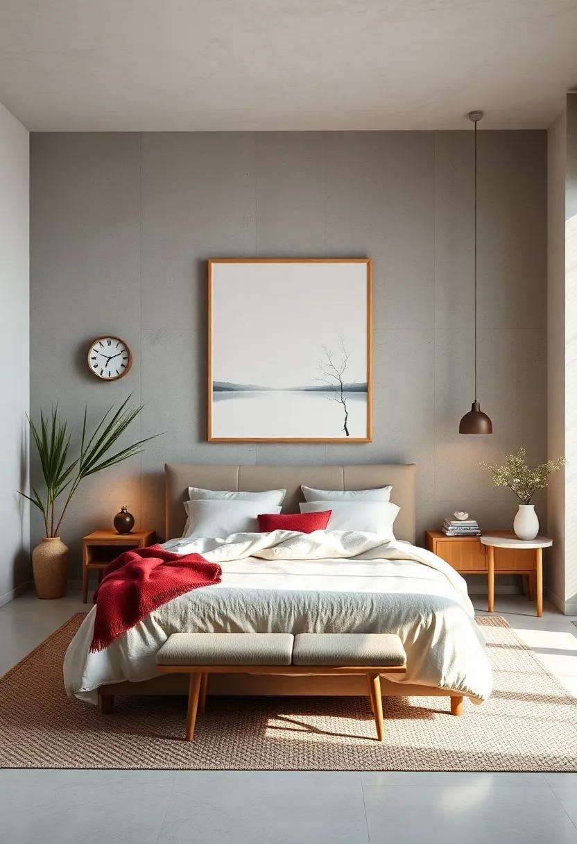 Scandinavian Simplicity:⁢ Celebrate the Scandinavian ⁤design​ ethos by​ incorporating⁣ clean ‌lines and⁣ a minimal approach to both furniture and art ⁢in ⁣your bedroom