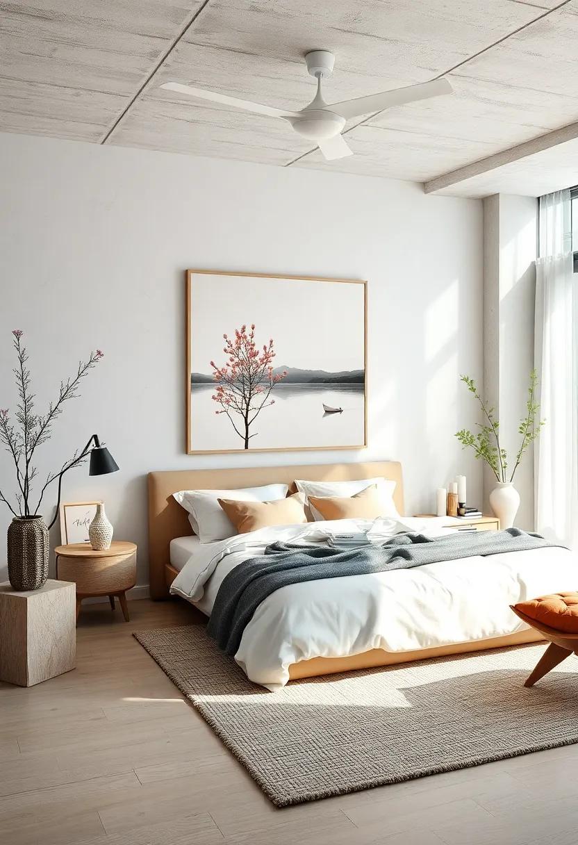 seasonal ‍Smart Art: Change out⁣ artworks seasonally‍ with minimalist‍ pieces⁤ that reflect ​the current season, keeping the ambience⁤ fresh and ‌inspiring year-round