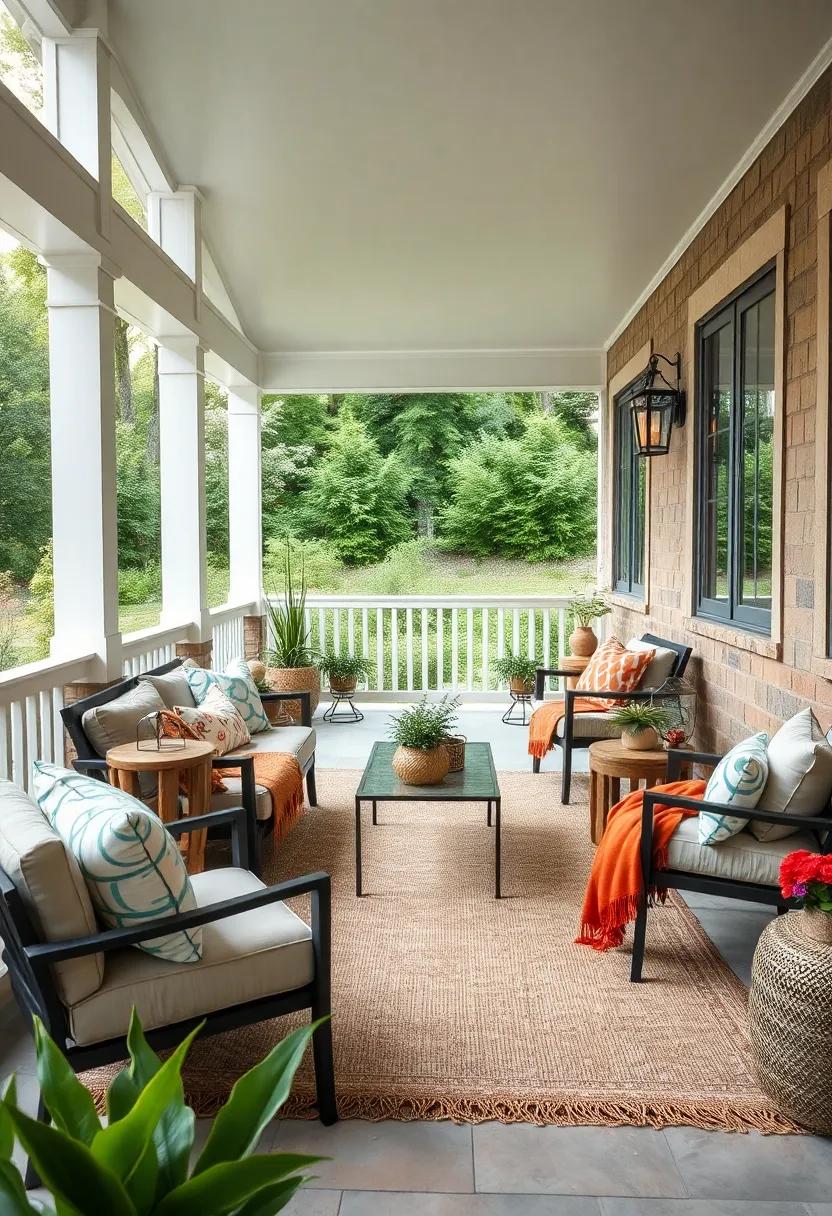 Incorporating an Outdoor⁤ Rug for Added Warmth Underfoot