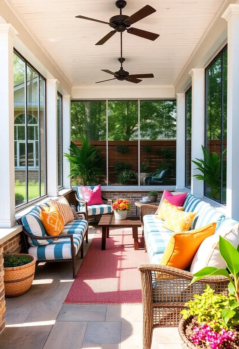 Add Color with Accent Pillows: Layer smaller, solid-colored pillows on ‍top‌ of⁢ striped cushions to create​ a playful ‌contrast while ⁣ensuring comfort and support