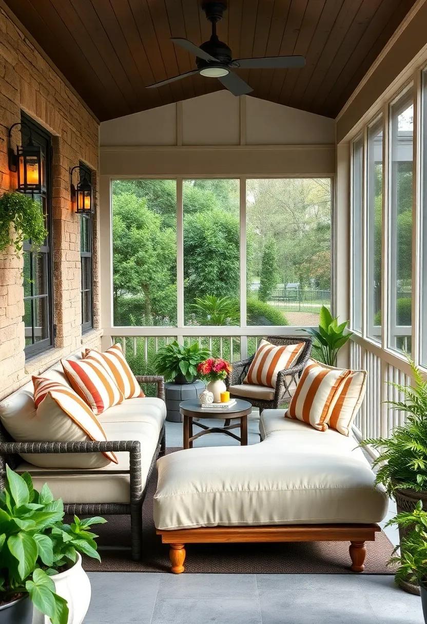 Create a cozy Reading Nook: place striped cushions on an ​oversized chair or ⁢chaise lounge, enhancing comfort while providing an ideal spot to dive into your ​favorite book