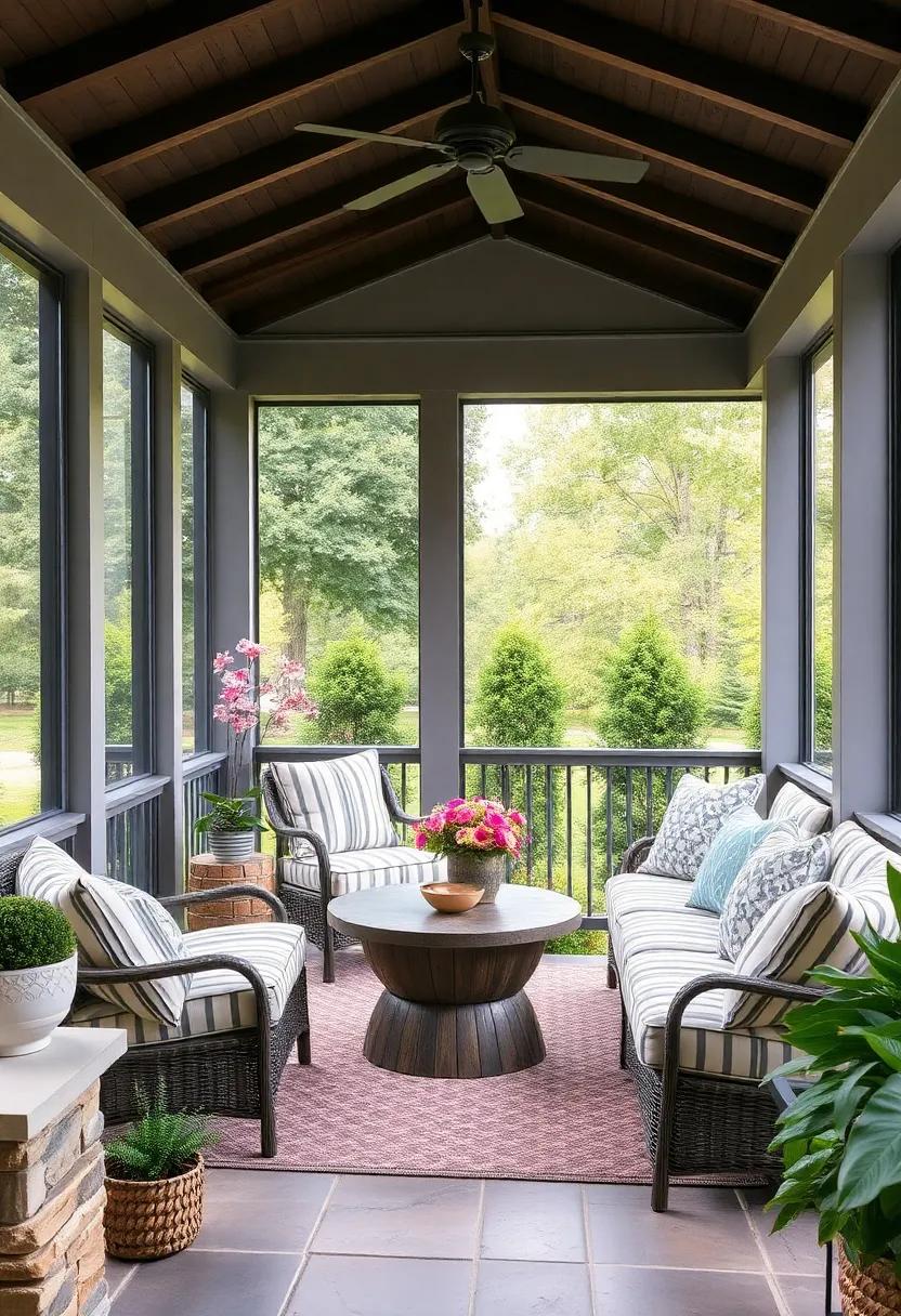Cultivate a⁤ Romantic Atmosphere: ‌Choose muted, soft-hued striped⁤ cushions perfect for creating ​a romantic outdoor setting, ideal for​ evening conversations under the ​stars
