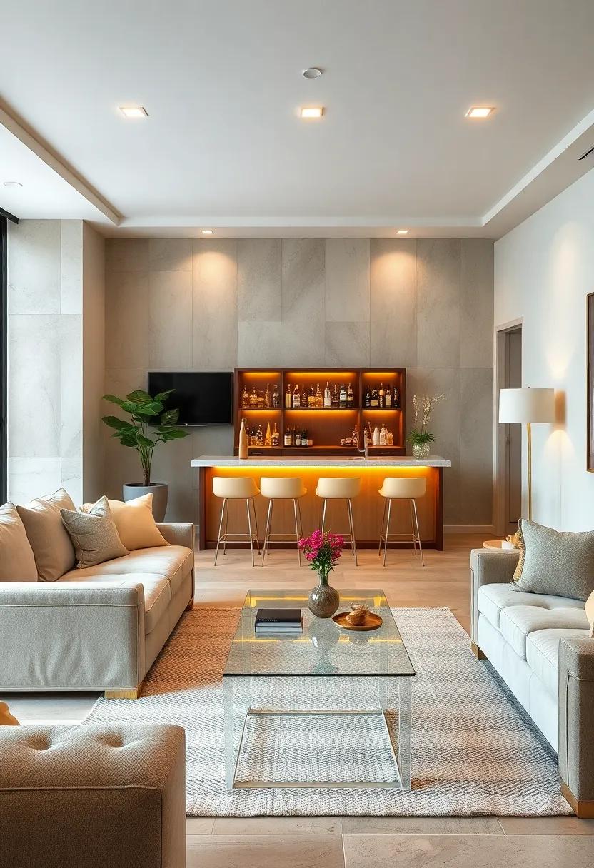 Use Clear Acrylic Furniture to Maintain an Open,‌ Airy Feel in Your Bar Area