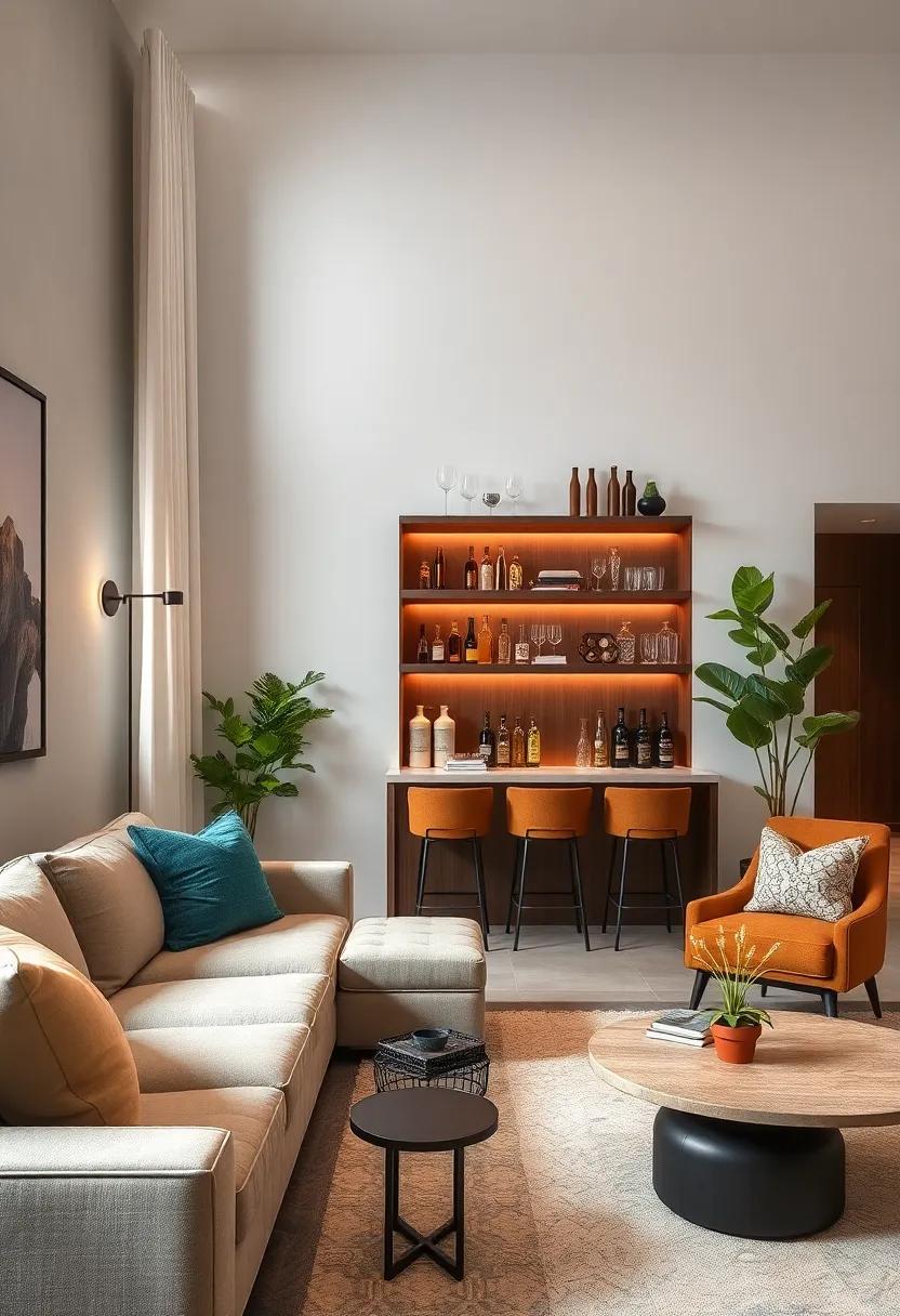 Explore nesting Tables for a Flexible⁤ and Chic Bar Setup