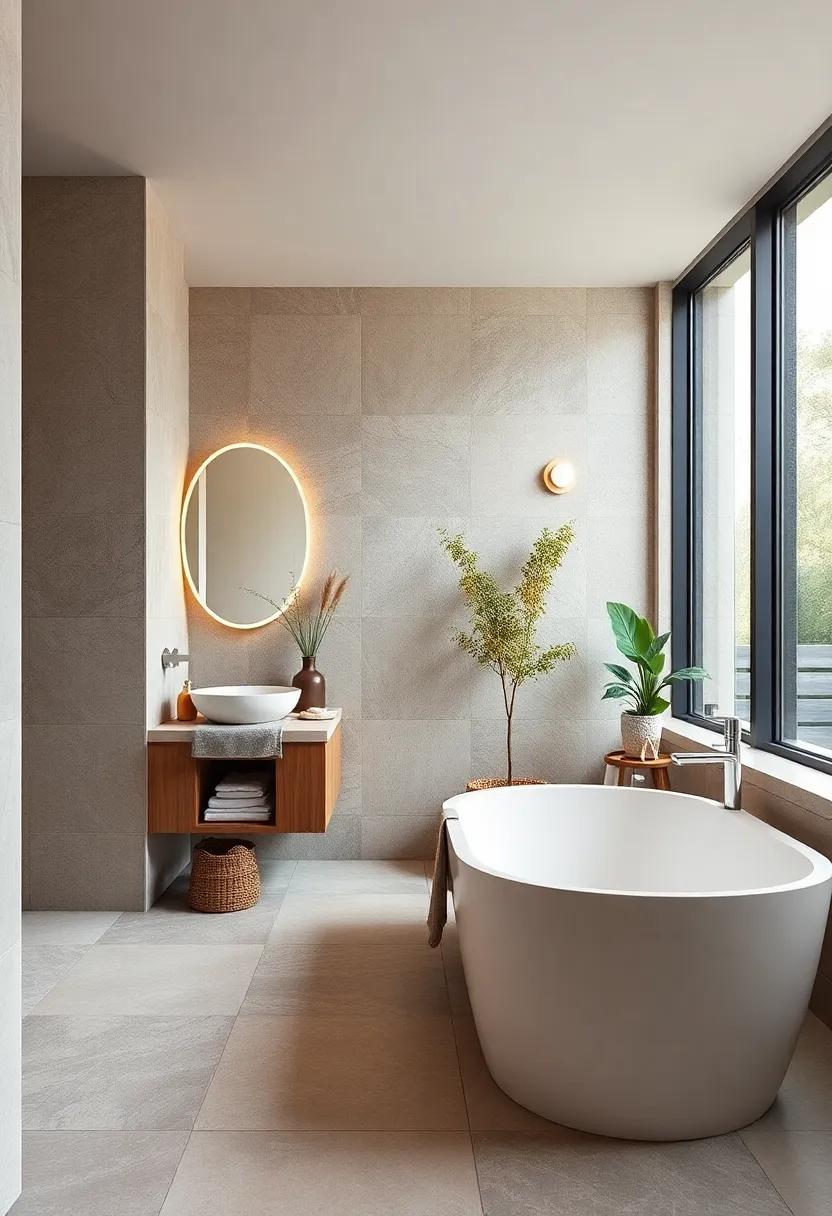 Create a Color Continuity: Use consistent‍ colors ​and materials​ throughout ‍to​ unify various bathroom elements, making it⁤ feel more expansive