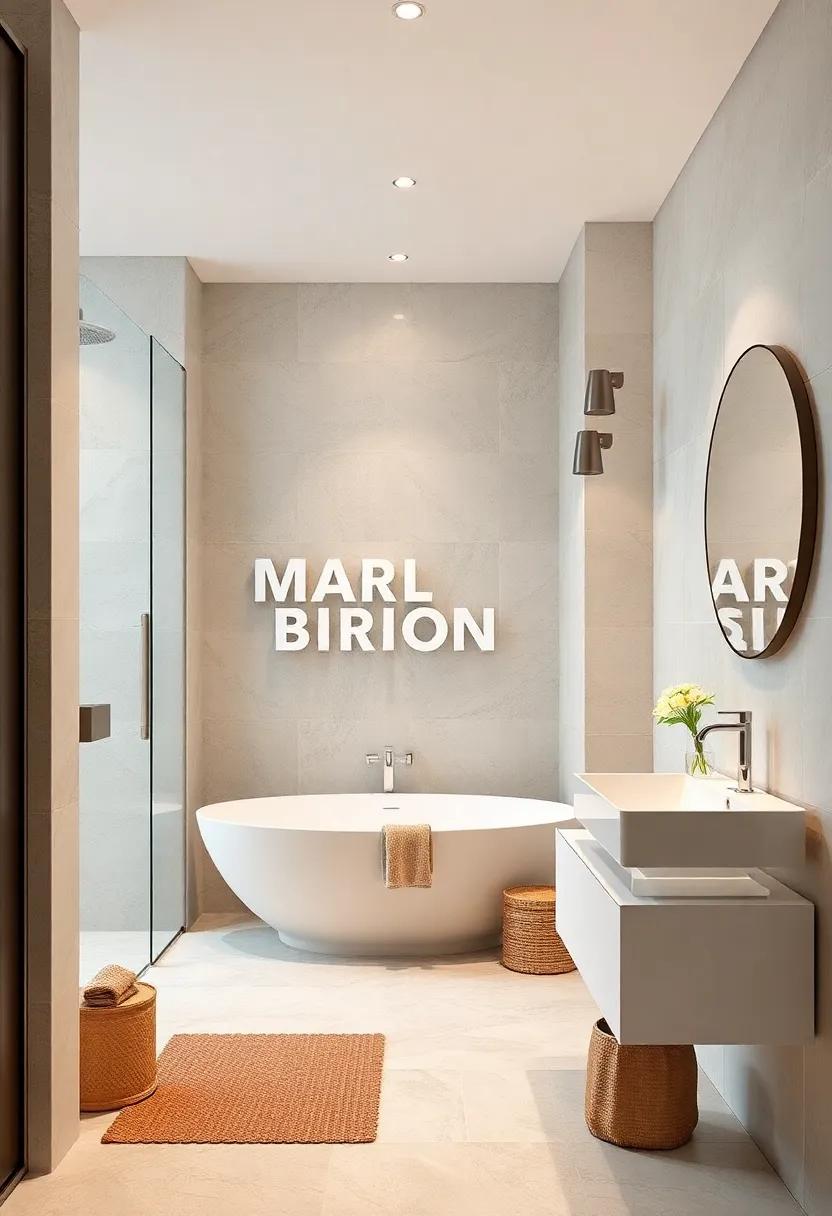Embrace Light Colors: Choose light, neutral shades for walls and⁤ tiles ⁣to create​ a bright and airy atmosphere