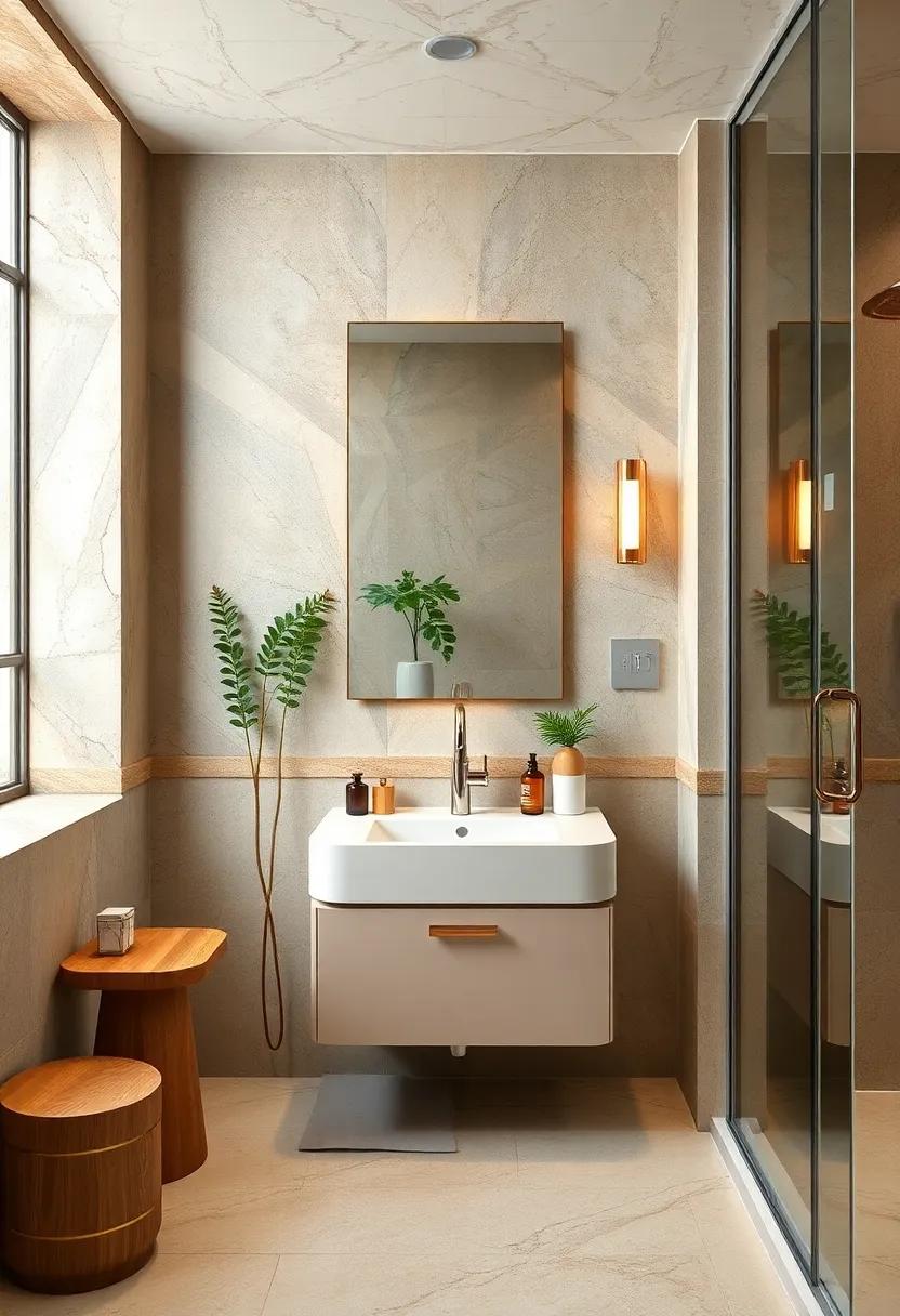 Place a ⁤Small Vanity Mirror: A ⁤smaller mirror on a vanity can save space while still providing needed functionality