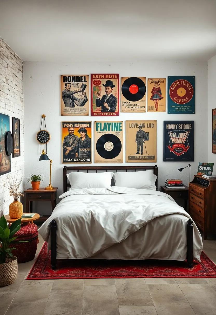 Showcase Vinyl⁣ Records: ‍Create a display of‍ vintage‌ vinyl⁣ records and use⁣ them as wall art or ‌hang a record holder for easy​ listening