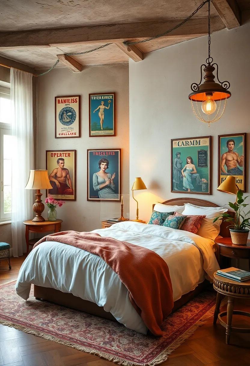 Use⁤ Antique or Repurposed⁤ Lighting:⁤ Find⁤ charming vintage lamps or⁣ chandeliers ⁢to add character and a soft glow to your space