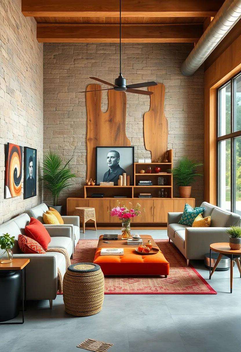 Layer Rugs: Combine different⁣ rugs to create a⁣ cozy atmosphere while showcasing diverse patterns that complement your ⁢warm wood‌ tones