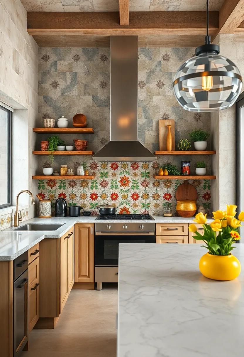 Opt for vibrant ceramic tiles: Hand-painted ceramic tiles⁤ featuring ‌intricate designs or floral‍ patterns can add ​character and charm, reminiscent of⁤ Mediterranean kitchens