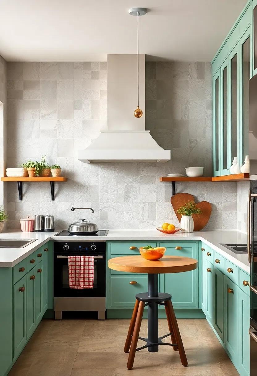 Choose⁤ pastel palettes: Soft shades like⁤ mint green, pale pink, or‌ buttery⁤ yellow can ‍create a cheerful ambiance in ⁣your kitchen and​ enhance the retro feel of a vintage space