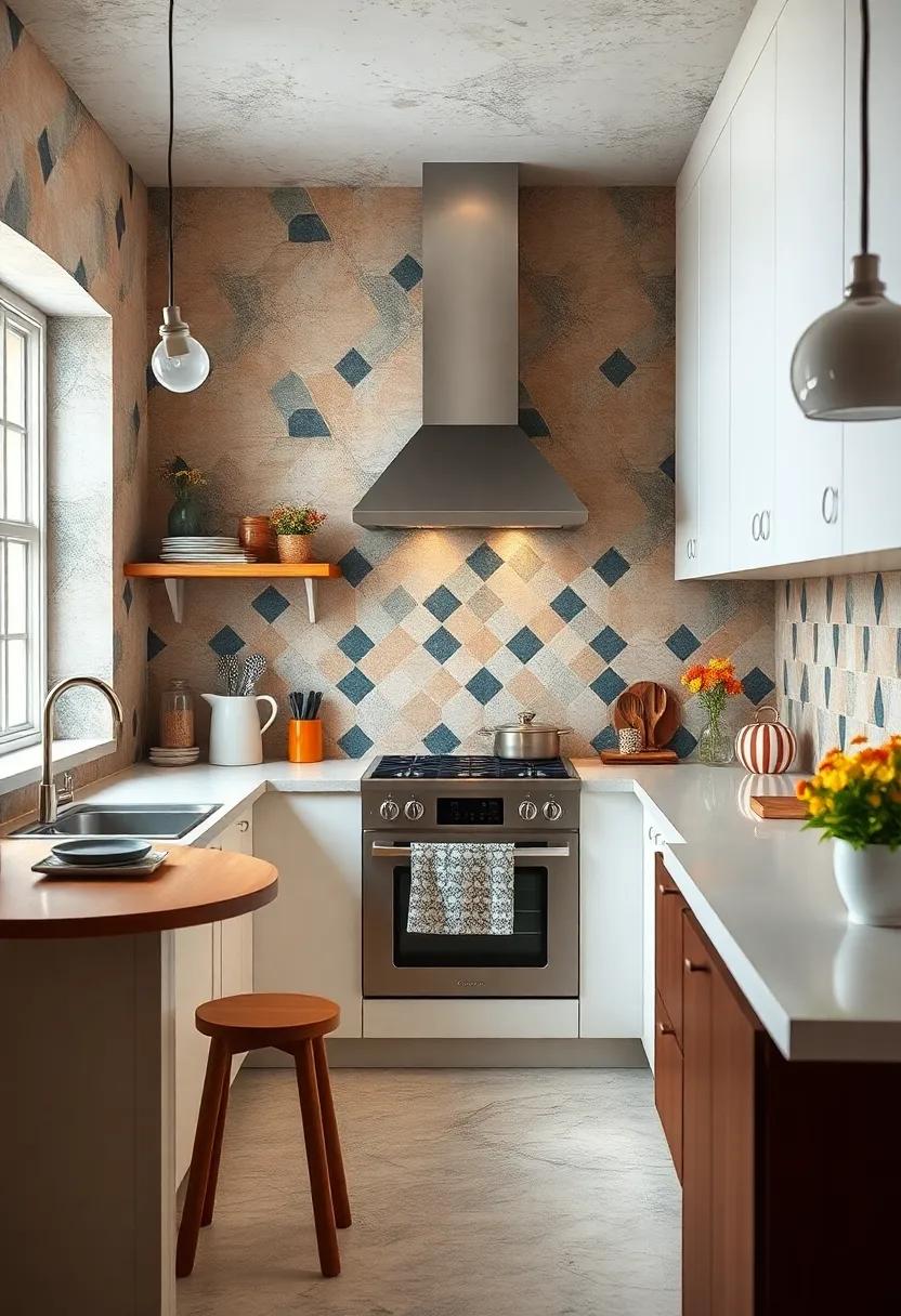 Feature geometric‌ designs: Geometric tile patterns inspired by mid-century modern​ design can create a striking focal point ⁢that ⁤adds depth and intrigue to ‌your vintage kitchen