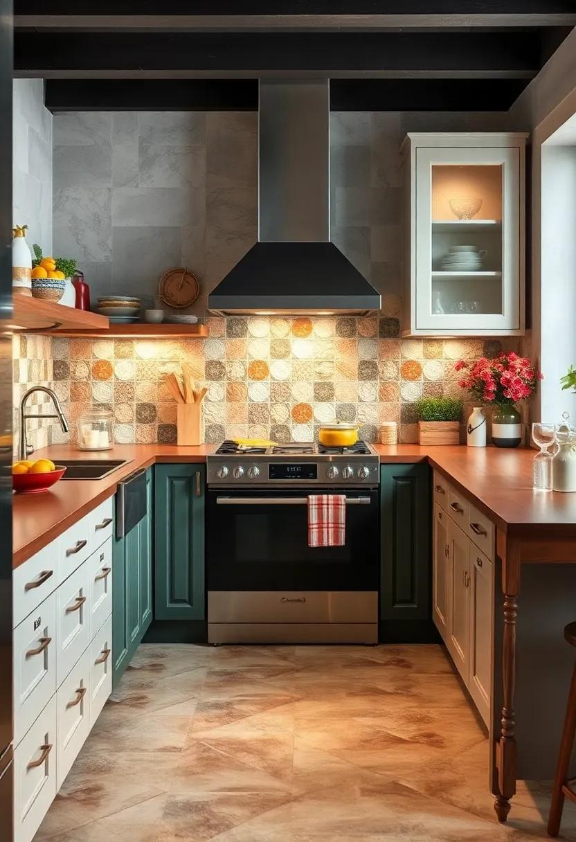Mix and match ​tiles: ‍Combining different shapes, ⁤sizes, and colors of tiles ⁤can⁢ create a⁢ playful, eclectic backsplash that ⁣reflects your unique culinary personality