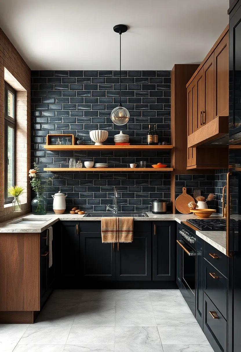 Invest⁣ in classic black tiles:​ Sophisticated and timeless, a black tile backsplash ⁢can serve as⁣ a ‌sleek ‌backdrop that ​enhances​ any‍ vintage kitchen ‍design
