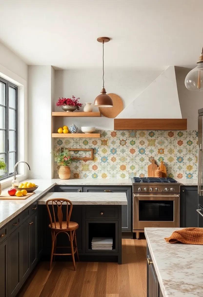 Celebrate artisan ⁢craftsmanship: Vintage hand-painted tiles can⁢ serve as both​ art and‍ functional backsplash, adding layers of detail⁣ and character ⁣reminiscent of an old-world kitchen