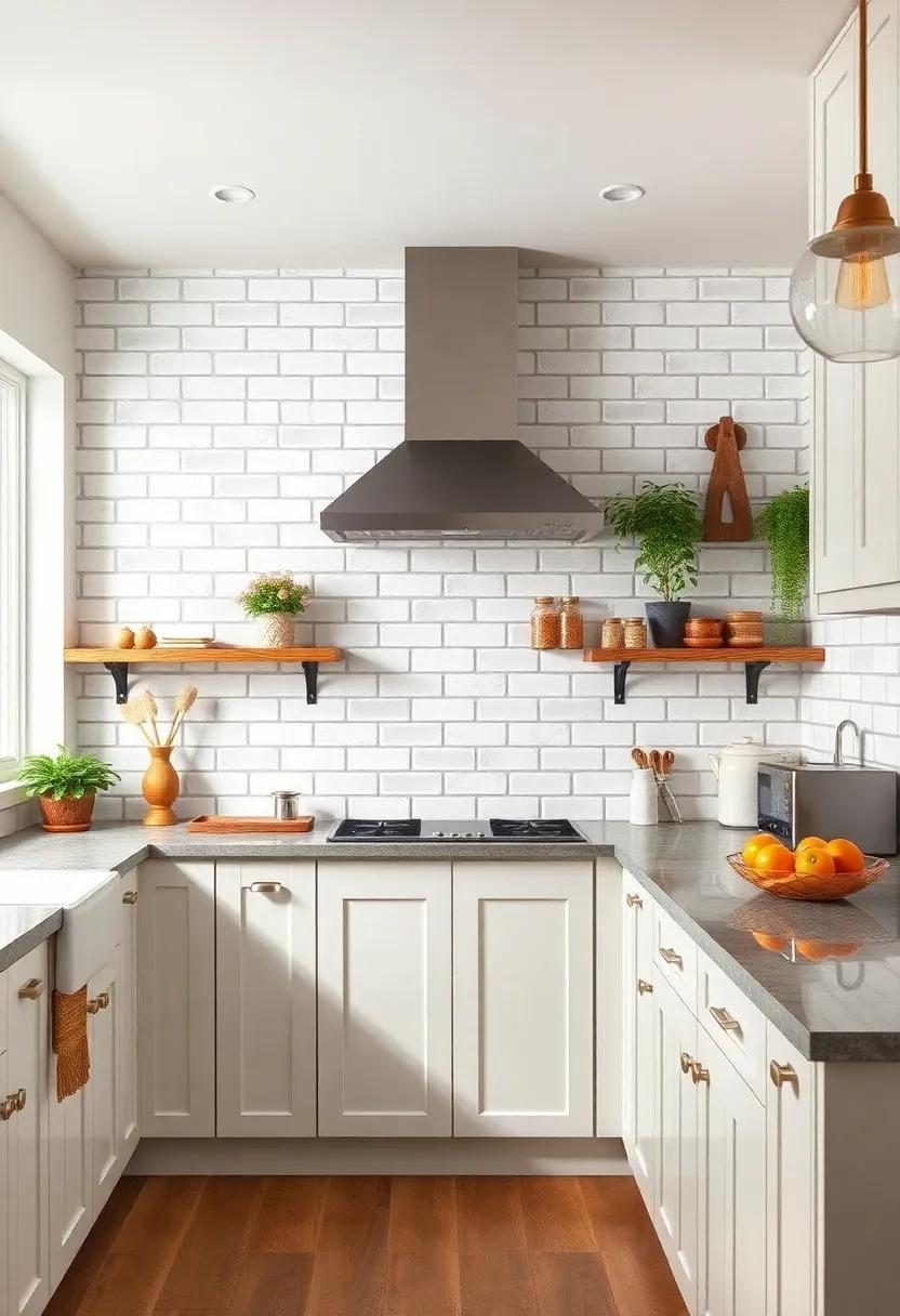Emphasize scalloped ⁣edges: Scalloped⁤ or fish-scale tiles​ can introduce⁢ a whimsical, ⁣vintage flair that softens the edges ⁣of your kitchen‍ while ⁤standing ​out visually