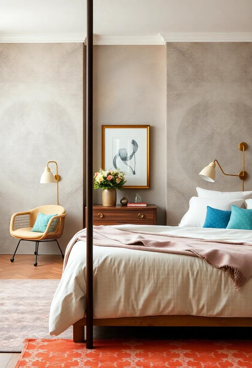 Add vintage charm with antique brass hardware⁣ on dressers and cabinets, lending a hint ​of elegance and warmth to your bedroom décor