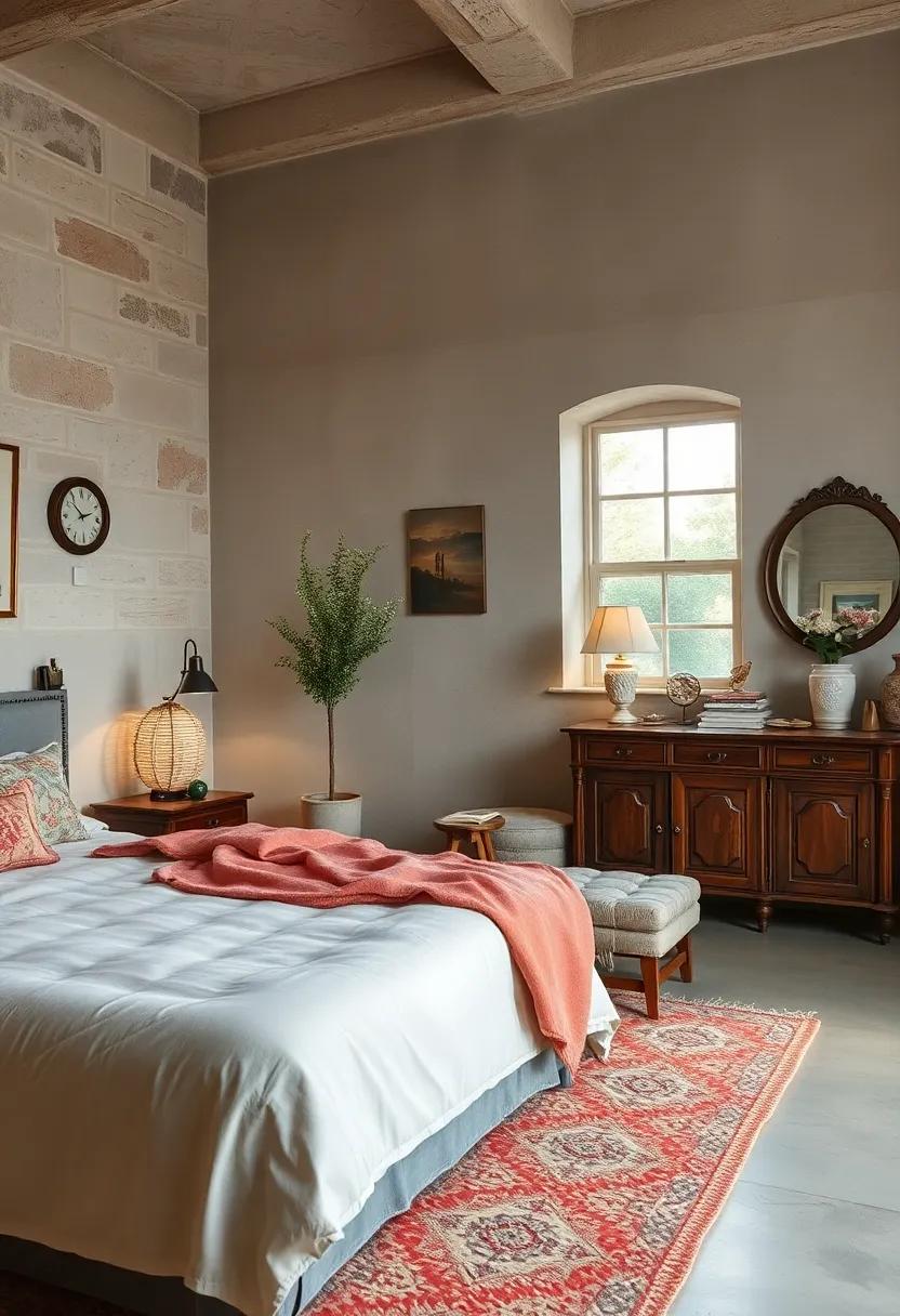 Finish your vintage bedroom⁣ with soft lighting, using⁣ lamps⁢ that feature classic ⁢designs to create ‌a⁣ warm and ⁢inviting glow