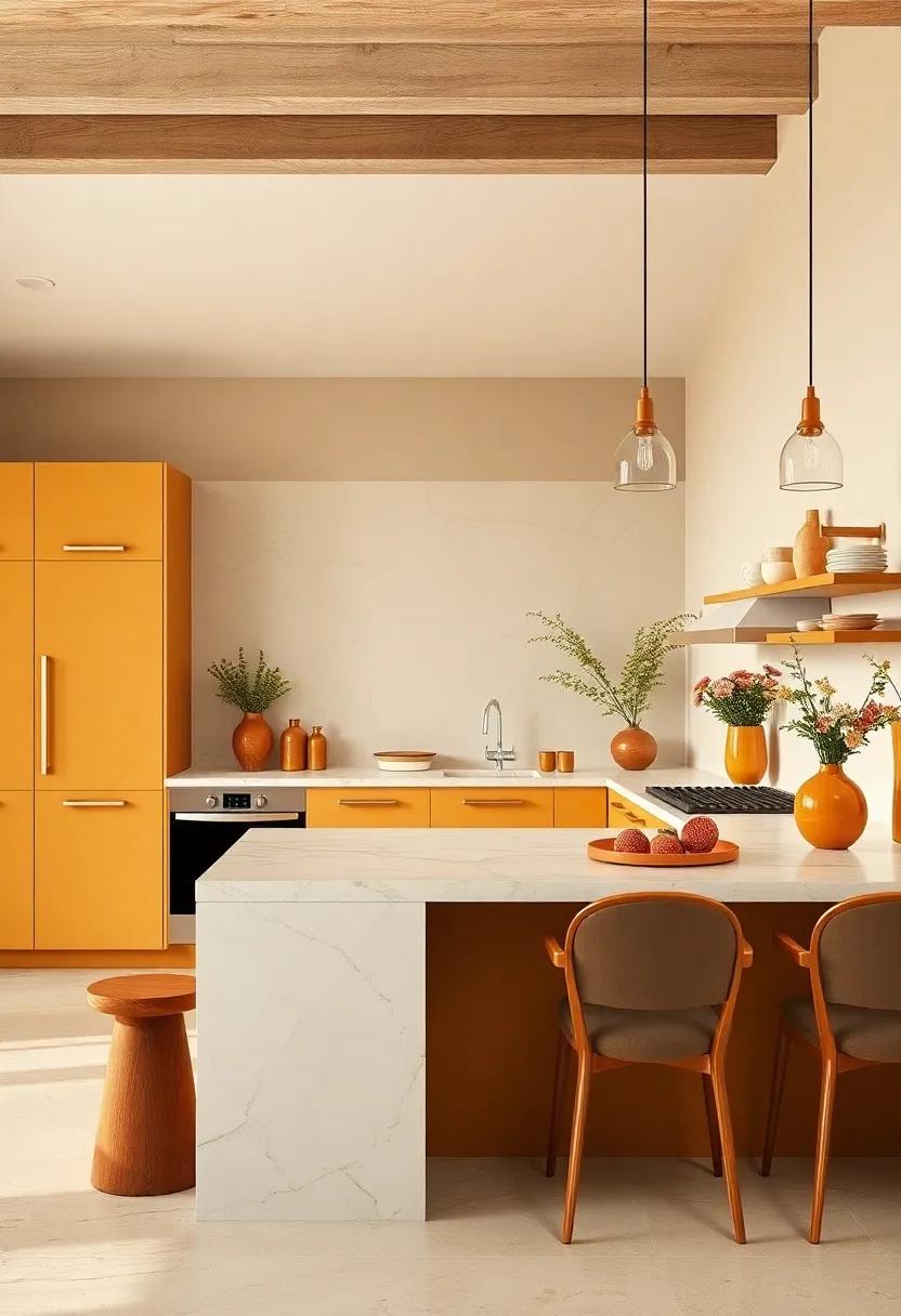 Kitchen Inspiration: Use butterscotch-colored cabinetry ‌paired with ivory countertops to create‌ a‌ warm ⁣yet elegant kitchen‍ vibe