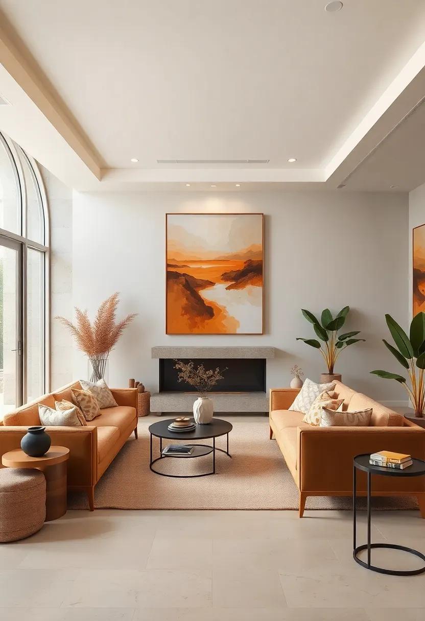Artistic Touch: Hang⁣ wall art that features butterscotch and ivory shades, such ⁢as abstract paintings or serene landscapes, to tie the colors ⁤together