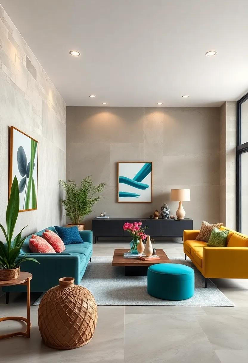 Jewel Tones Make a Comeback: Dive into the rich world of sapphire blues‍ and emerald greens to add sophistication to ⁢your home